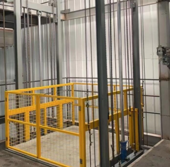 二道导轨式升降机一般加工周期